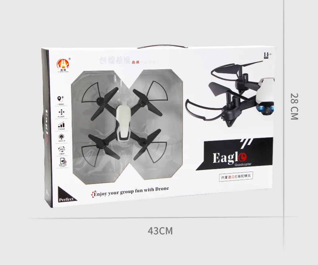 PC Drone Quadcopter 2,4 Ghz Радиоуправляемый пульт дистанционного управления передатчик, Квадрокоптер вертолет Дрон удержание высоты 1128#2