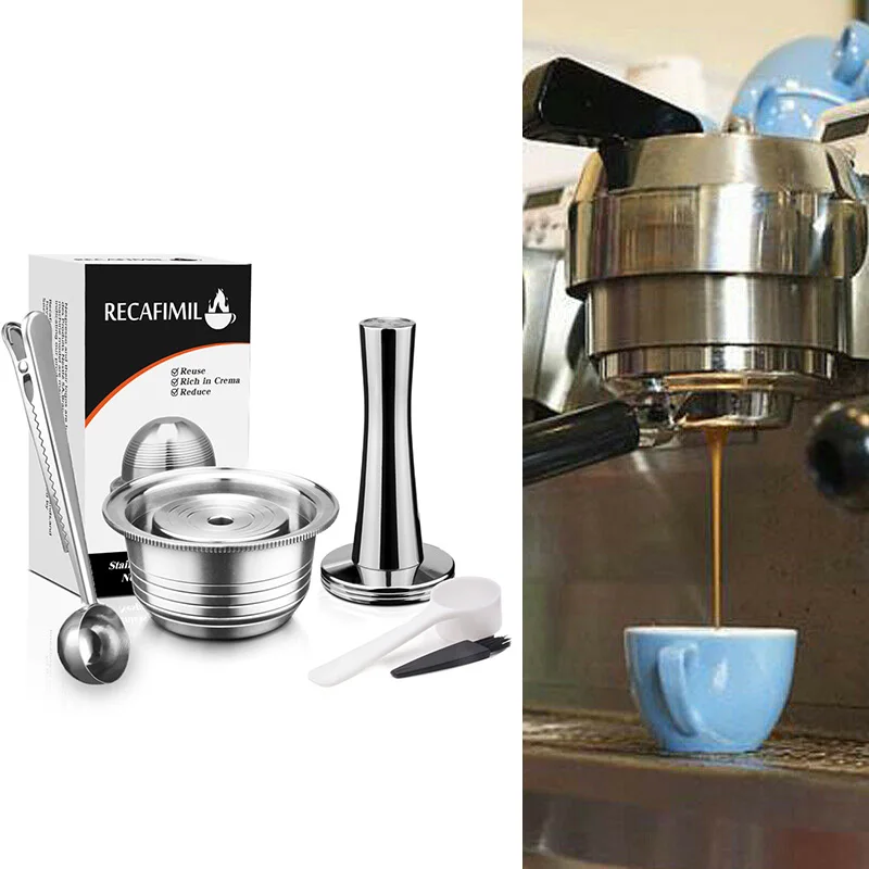  Replacement 230ml Coffee Brush Tamper Spoon Kit For Nespresso Vertuo Plus Coffeeware For Home Kitch - 4000587981204