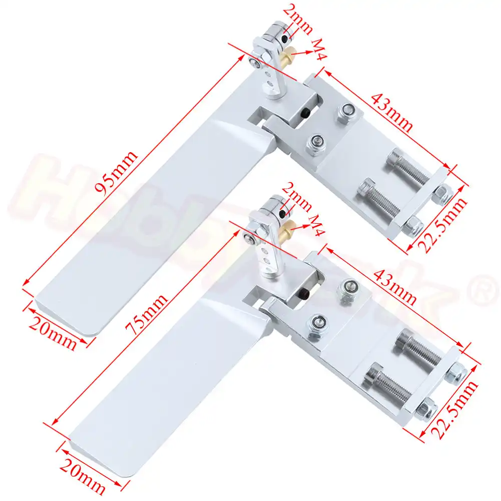 rc boat rudder kit