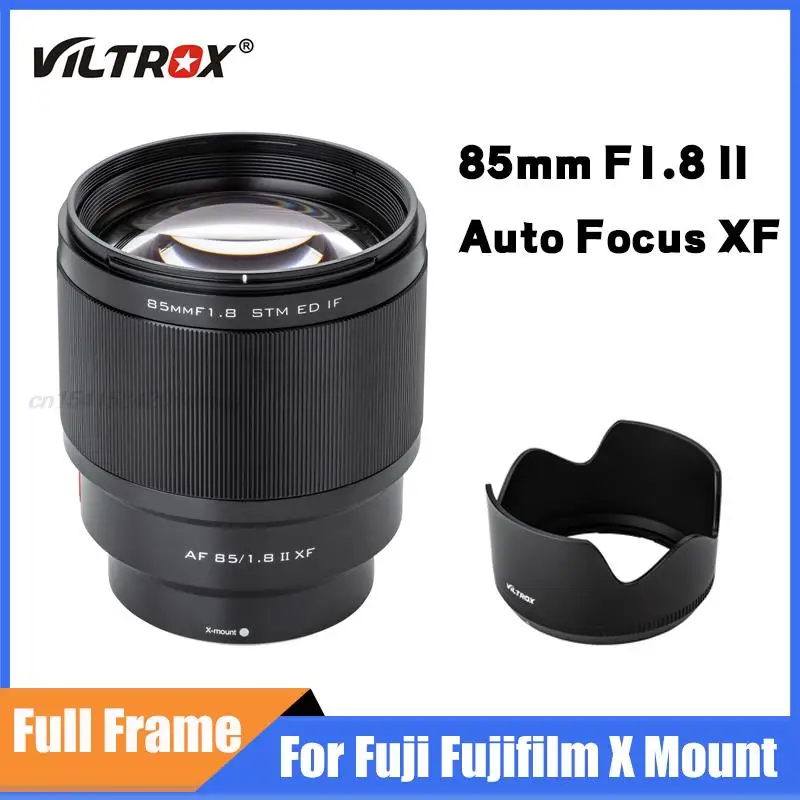 Viltrox 85mm F1.8 II Auto Focus Lens Large Aperture Portrait Lenses for Fuji Fujifilm X Mount Camera X-T3 X-T30 X-Pro2 T4 | Электроника