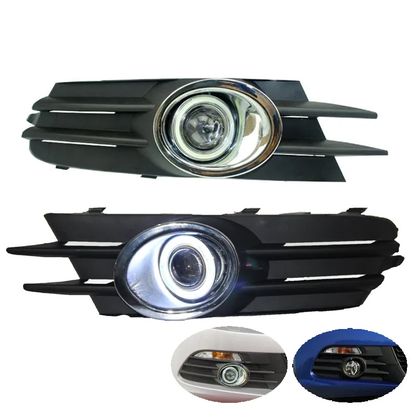 EeMrke светодиодные ангельские глазки DRL для Volkswagen Scirocco 2008 ~ 2013 Противотуманные фары