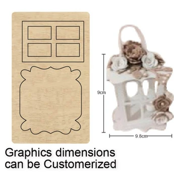 

Christmas lantern Package cutting dies 2020 new die cut &wooden dies Suitable for common die cutting machines on the market