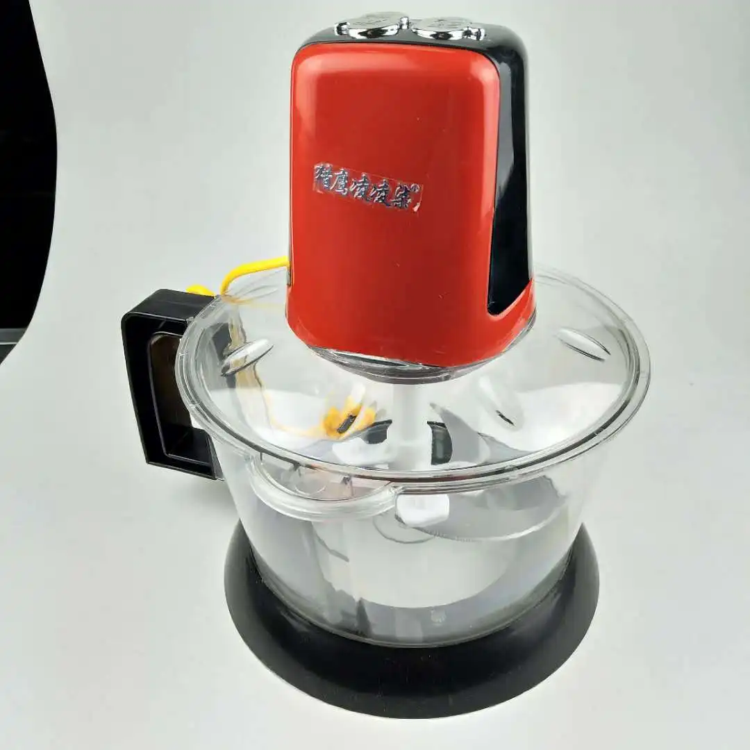 

Manufacturers Wholesale Falcon Hummer 007 Multi-functional Electric Meat Grinder Plastic Cup Two-Speed Steel Shaft Electric Stir