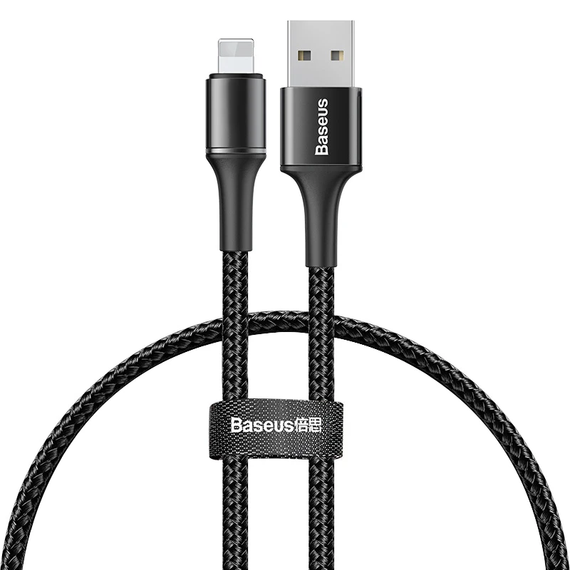 Baseus USB кабель для iPhone освещение Быстрая зарядка для iPhone Xs Max Xr X 8 7 6 6S 5 S iPad провод шнур зарядное устройство для мобильного телефона