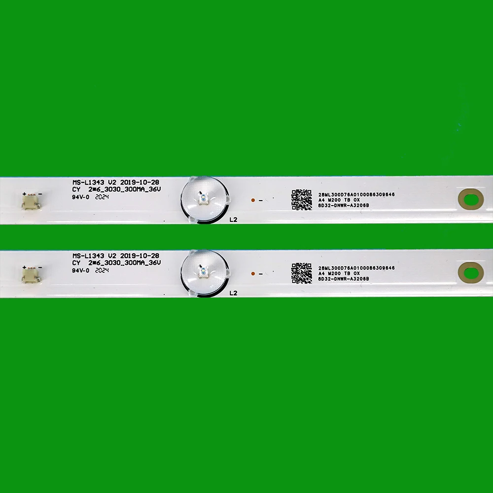 Partes Lote 6led Backlight Strip para 32 Polegada Jl.d32061330081as-m E348124 Ms-l1343 L2202 L1074 v2 263030-300ma-36v 10 - Imagem 2