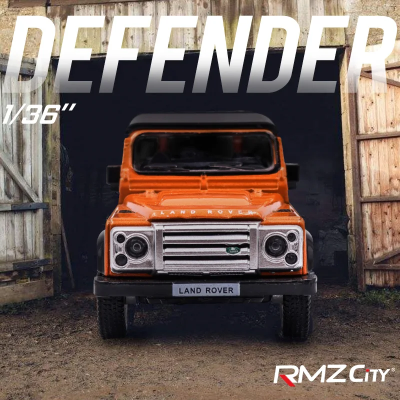 Лицензированная литая модель автомобиля RMZ City 1:36 Land Rover Defender Игрушечная из сплава