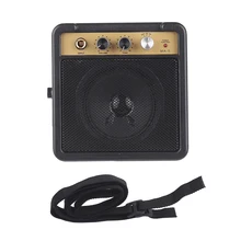 Mini Guitar Amplifier Amp Speaker 5W with 6 35mm Input 1 4 Inch Headphone Output Supports Volume Tone Adjustment Overdrive
