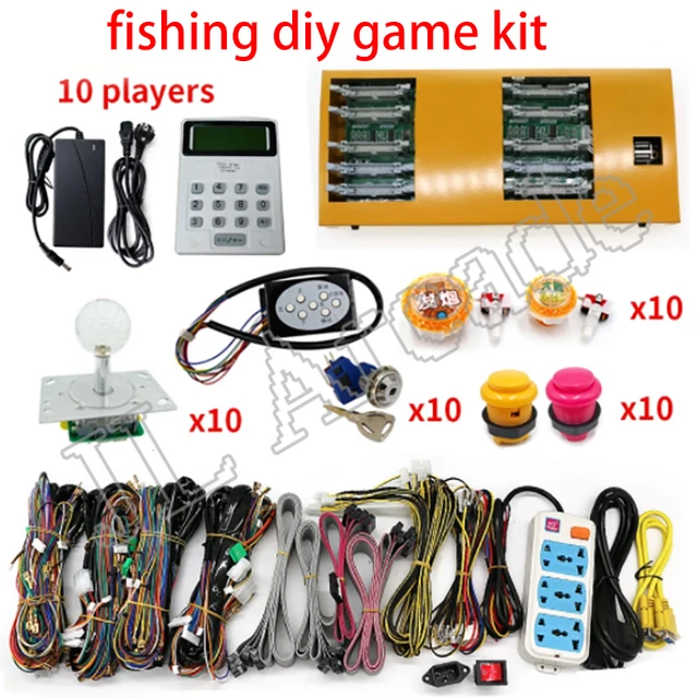 10 Players Diy Fishing Game Machine Kit 35 In 1 Fish Game Board