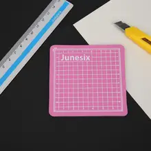 Швейные режущие коврики измерительная сетка ПВХ двухсторонний дизайн гравировальный режущий подкладочный коврик защита лопастей нескользящий коврик для рисования розовый