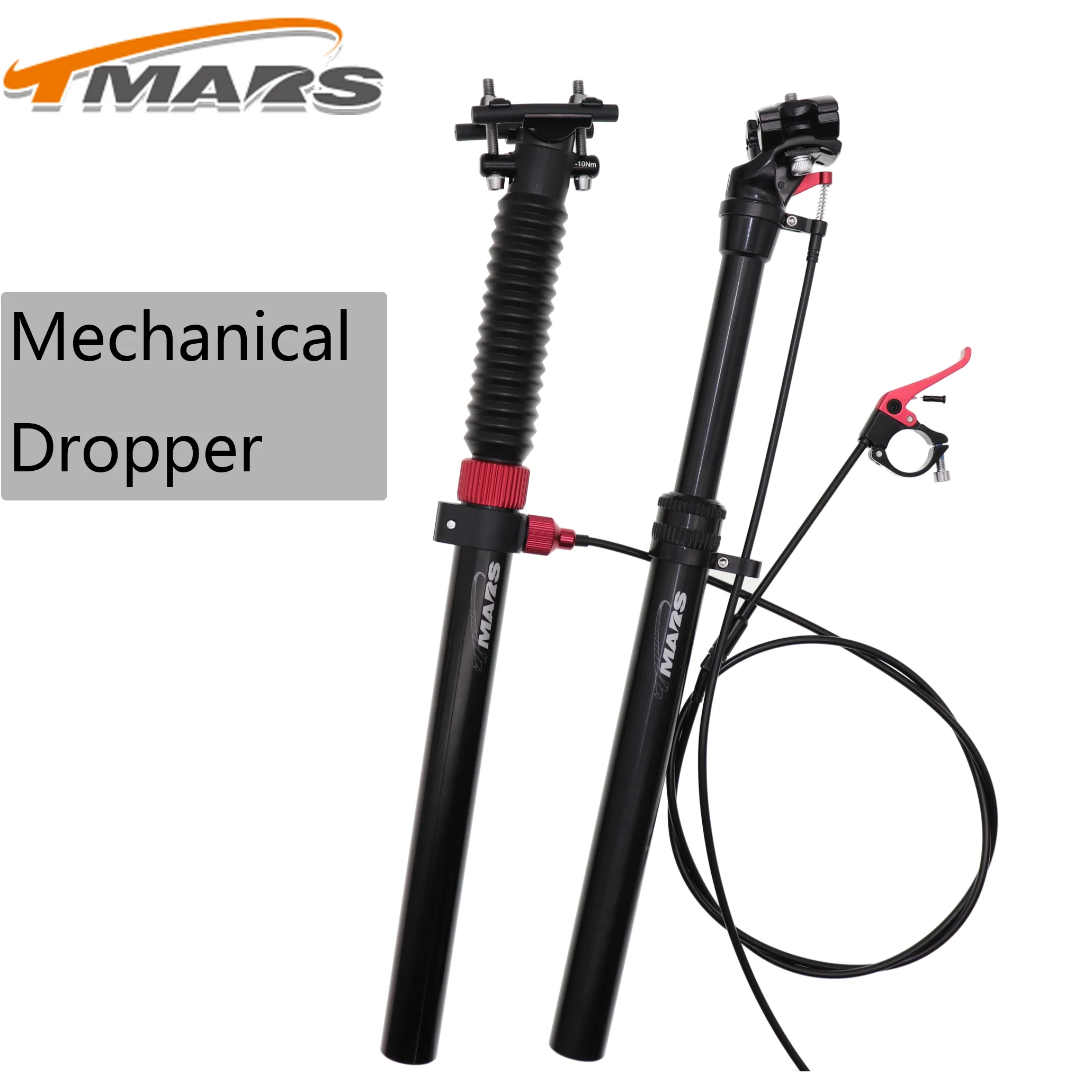 Tmars Dropper Seatpost Adjustable Height 27.2 remote Control Mechanical