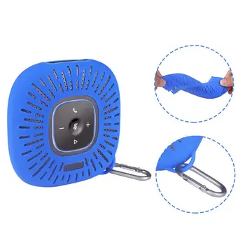 

Soft Silicone Protective Cover Dust-proof Case Protector with Carabiner for Anker Power Conf Bluetooth Speaker