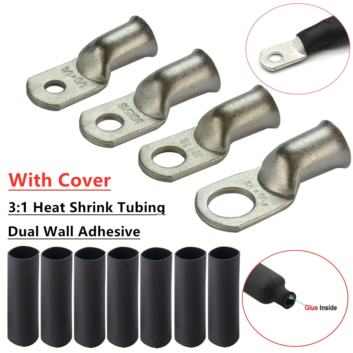 Electrical Lugs Connectors Electrical Copper Terminal Lug 5pcs