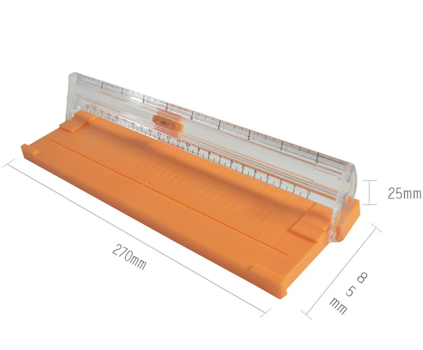 270 мм резак бумаги, A5 портативный Скрапбукинг триммер, пластиковые базовые машинки для резки бумаги, 5-8 Количество листов офисная кружка