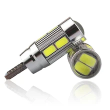 2x T10 W5W Автомобильный светодиодный сигнальный лампочка CANBUS Авто Клин боковой светильник для внутреннего чтения багажник номерного знака багажная лампа супер яркий белый