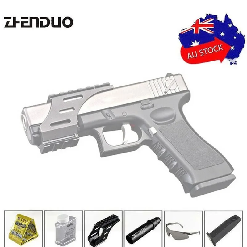 Zhenduo нейлон RX ручной G18 гель мяч Blaster пульки маг fed игрушечный пистолет AU в наличии|
