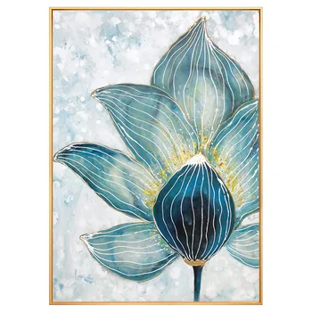 

Pure Flowers hand-painted Oil Painting Decorative Painting The Living Room Restaurant Entrance Hallway Bedroom Bedside Mural Pai
