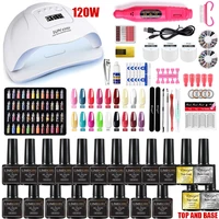 Limegirl Manicure Set for Nail Set With UV LED LAMP Gel Nail Polish Set Kit Electric Nail Drill Manicure Sets Nail Tools Kit 1