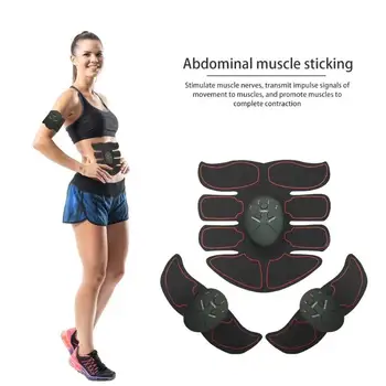 

Fitness Electric Muscle Stimulator EMS Gym Workout Arm Abdominal Trainer Muscle Strength Recovery Body Building Slimming Belt