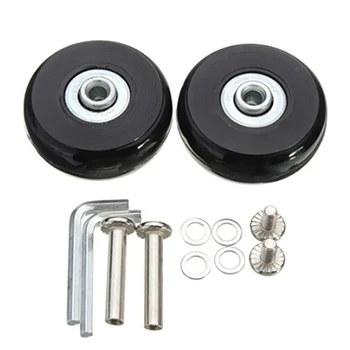

Repair Set Universal Practical Flexible Sliding Rubber Suitcase Durable Replacement Luggage Wheel Silent Axles Travel Casters