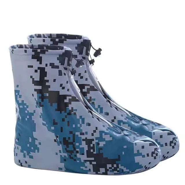 High Quality Men's And Women's Dustproof And Waterproof Shoe Covers High To Help Reusable Non-Slip Men And Women Travel Shoes 7