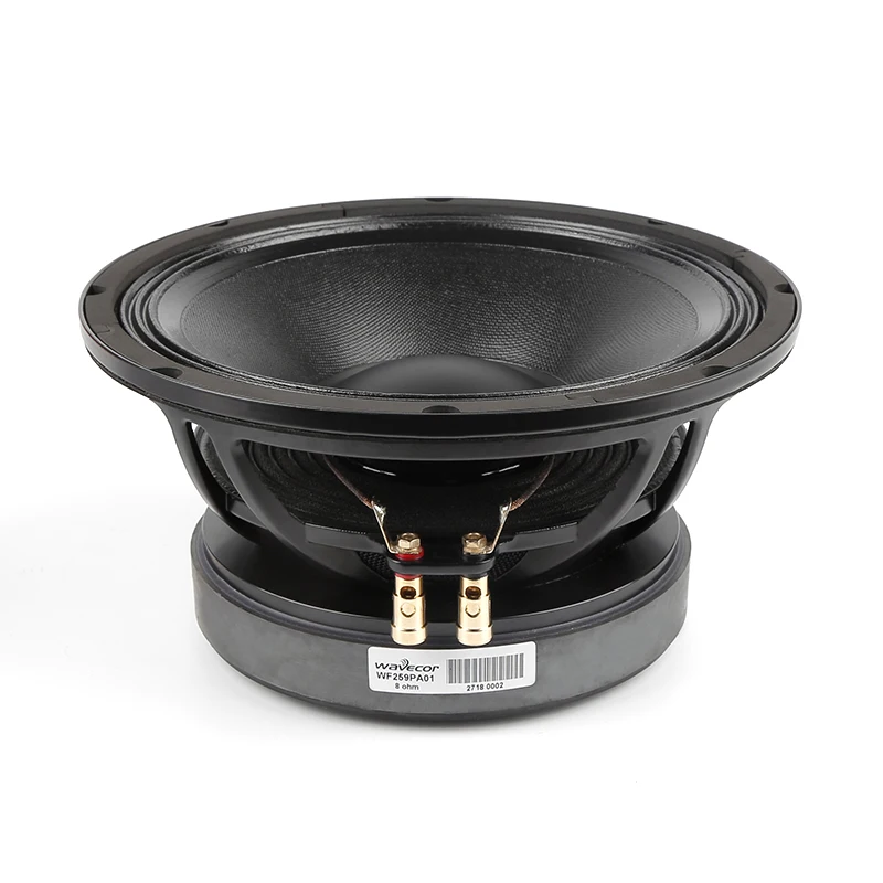 HF-021 HiFi динамик s 10 25 дюйма литая рама шасси бумажный конус PA Средний НЧ-динамик