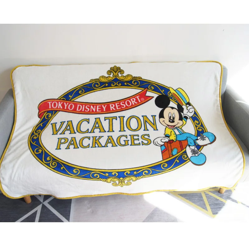 Mickey Disney Мягкие фланелевые одеяла disney, 100x140 см, ЦУМ-Микки, Минни Маус, для девочек и мальчиков, детский подарок на кровать, диван - Цвет: Mickey Disney