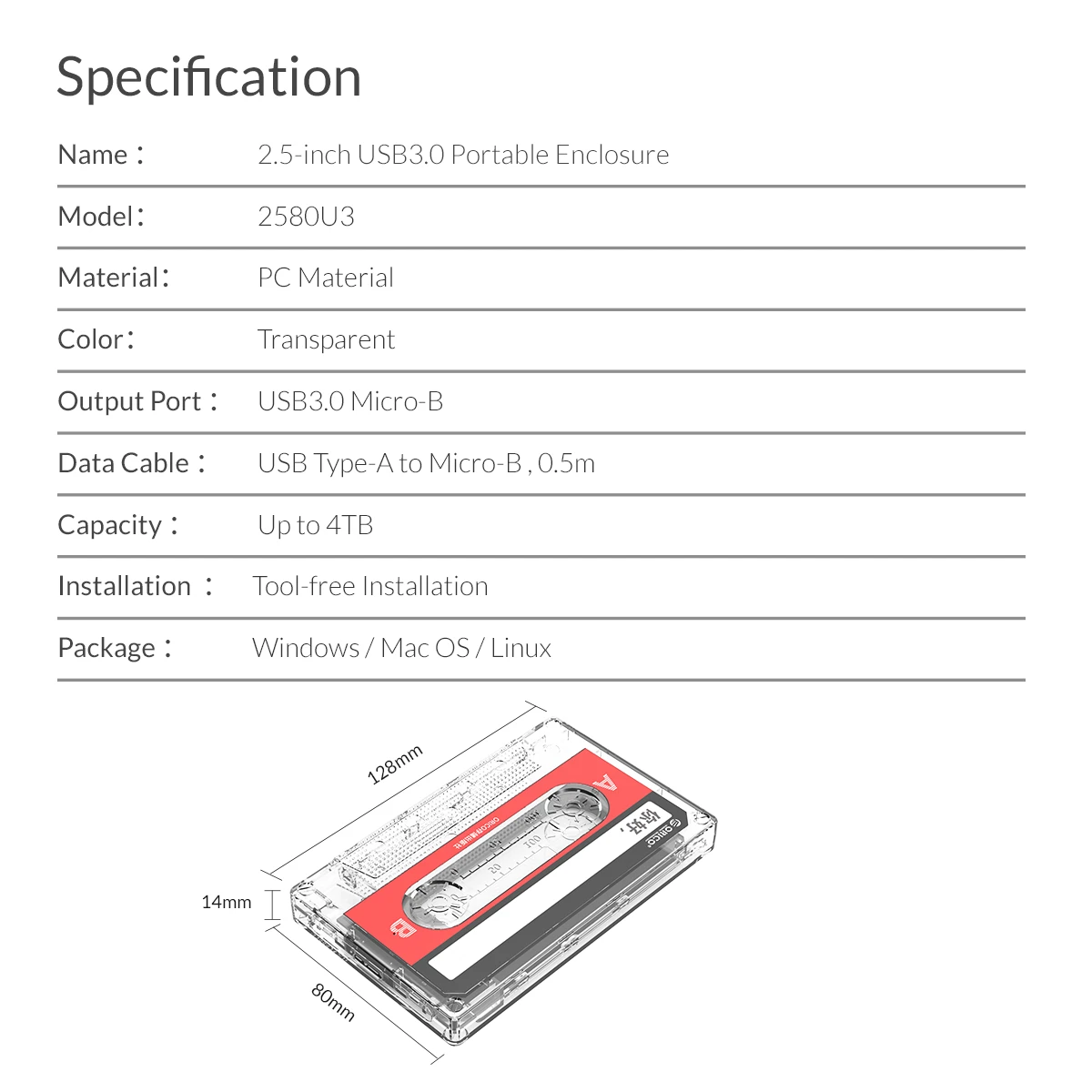 Caixa externa para HDD