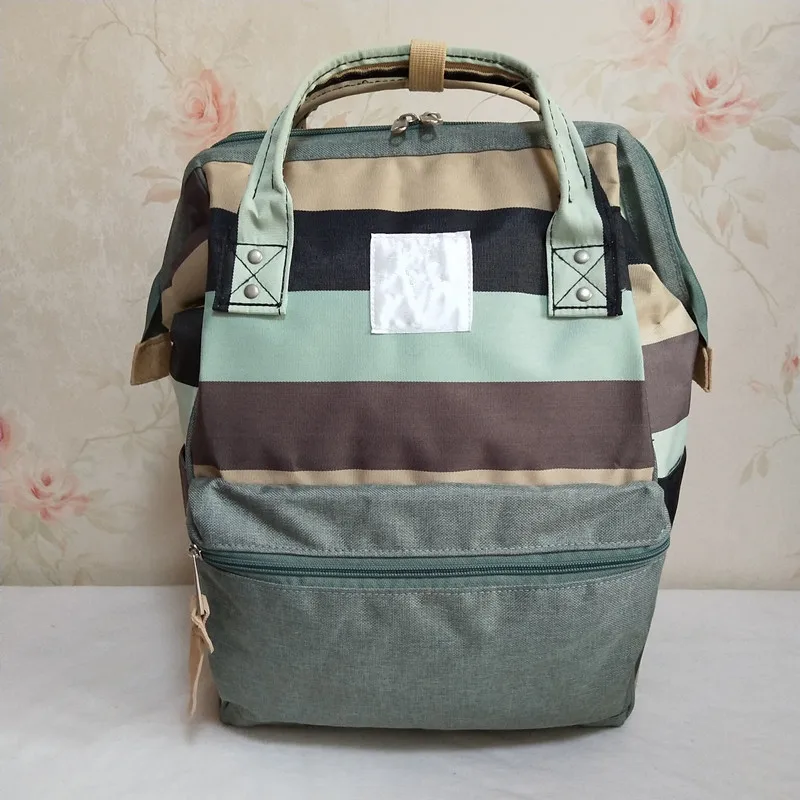 

New Style Backpack tiao wen kuan Mommy Bag Home VANWALK Bag Men And Women Anti-theft Backpack