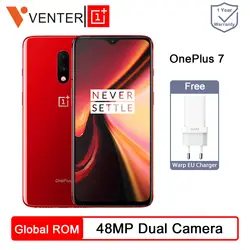 Oneplus 7 8GB 256GB Snapdragon 855 восьмиядерный смартфон 6,41 "AMOLED экран 48MP + 16MP двойная задняя 16MP фронтальная камера NFC мобильный телефон