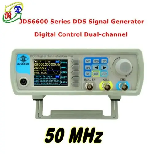 

2.4" TFT LCD JDS6600 50MHz 2CH Arbitrary Waveform DDS Signal Generator
