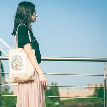 5 шт/лот Новое поступление качественный экологический холст хлопок сумка шоппер сумки для шопинга