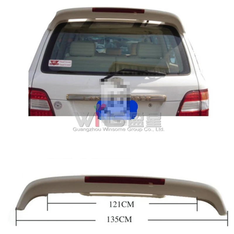 1 для Land Cruiser 100 LC100 FJ100 Lexus LX470 1998 2003 2004 2007 спойлеры заднего крыла крышка диффузор