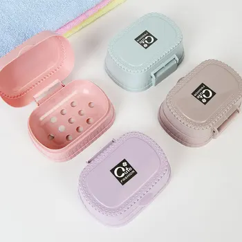 

Laundry Soap Dish Lid Travel Portable Large Size Toilet Bathroom Water Draining Double Layer Students Dormitory Soap Box