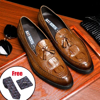 

Phenkang mens leather shoes genuine leather oxford shoes for men luxury dress shoes slipon wedding shoes leather brogues 2020