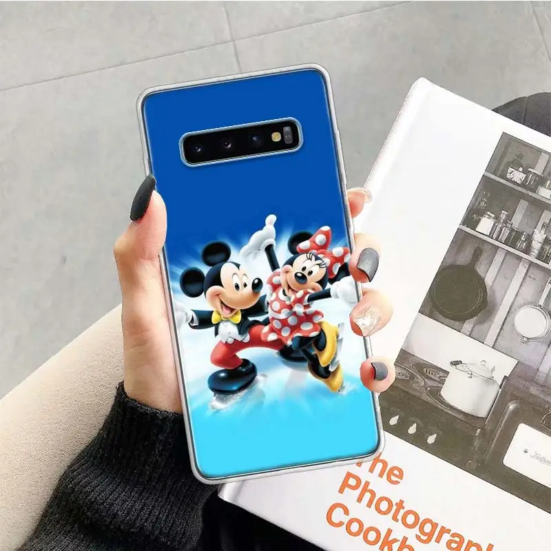 TR048-8 Рождество Мышь чехол с Минни для samsung Galaxy Note 10 9 8 S10+ Lite S9 S8 J4 J6 J8 плюс S7 S6 край мягкий чехол для телефона - Color: TR048-8