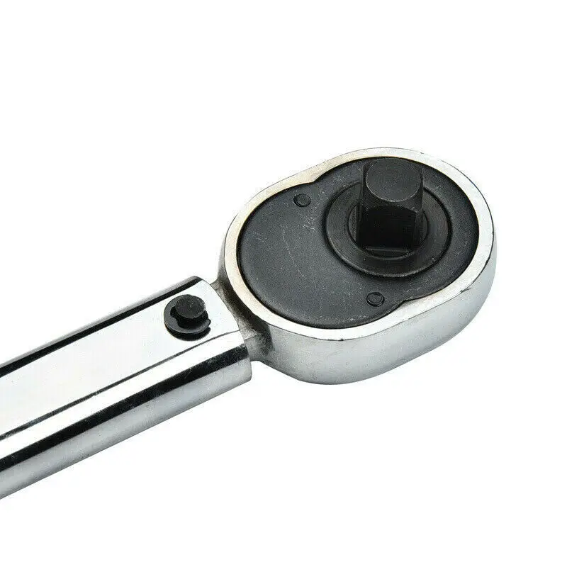 

Professional Adjustable 1/4" Drive Click Torque Wrench 5-25Nm/4-18 Ft/lbs W/ Box Ensure Proper Tension