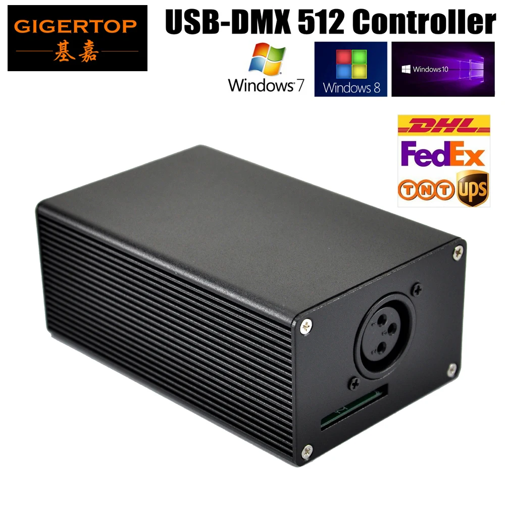 Контроллер освещения сцены HD512 USB интерфейс функция потери Двойной источник