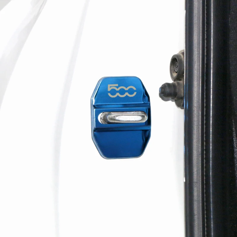 4 шт. автомобильный Стайлинг крышка замка автомобильной двери чехол для Fiat 500 Viaggio Ottimo Bravo автомобильные аксессуары