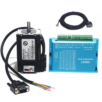 

87 Closed Loop Stepper Motor Driver Kit & Power Supply with 3M Encoder Cable+ 3M Motor Cable DC 36V 2.2Nm Step Drive Motor