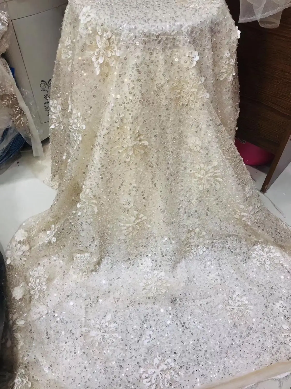 wedding dress fabric store
