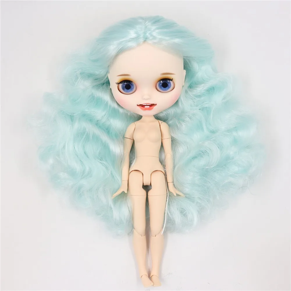 Ледяная фабрика blyth кукла белая кожа шарнир тела пользовательская кукла bjd игрушка матовое лицо с зубами голая кукла 30 см