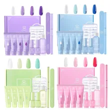 Makartt Poly Nail Extension Gel Kit, 15Ml Nagel Gel Builder Gel Met Slip Oplossing Nail Art Hybrid Sets