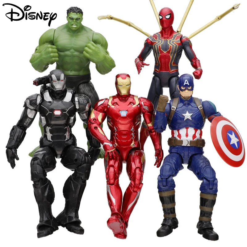 30 см Marvel Мстители эндгейм танос Человек-паук Халк Железный человек Капитан Америка Тор Росомаха фигурка героя игрушки куклы для детей