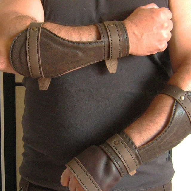 Roma Faux Fur Viking Arm Cuffs 