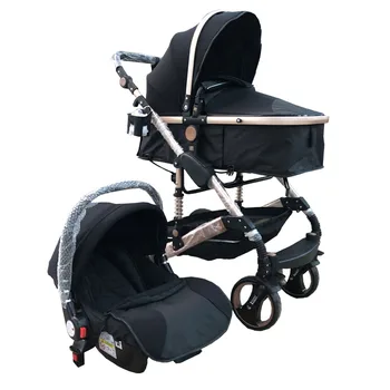 

2020 greensky hot sell Factory 3 in 1 baby stroller with car seat travel system luxury