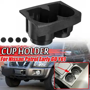 

Car Center Console Cup Holder Front Central Drink Cup Holders Storage Box Holder For Nissan Patrol Early GU Y61 68430VB100