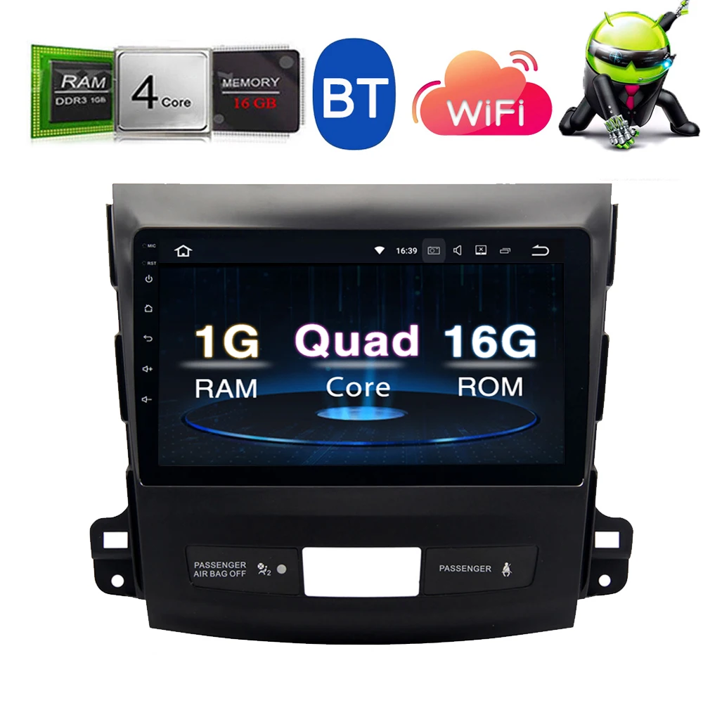 

10.1" Android 9.1 Car GPS Navigation Multimedia Player For Mitsubishi Outlander 2006-2012 Car Radio Stereo Video Player