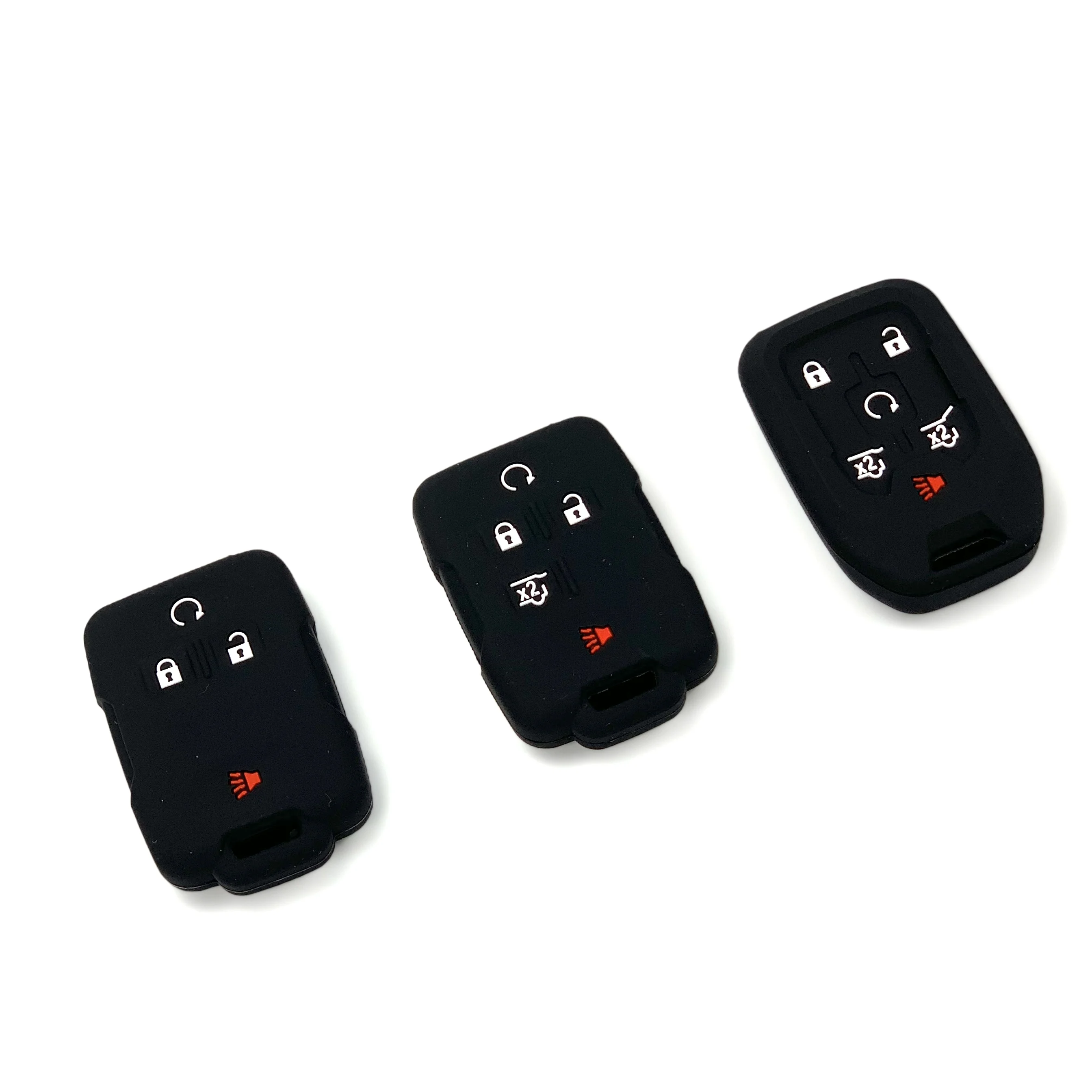 Car Key Case Smart Keyless Remote Fobs Shell Cover Keychain for Chevrolet Suburban Tahoe 2018 GMC Yukon | Автомобили и мотоциклы