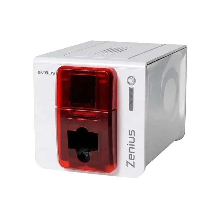 

Smart plastic card sublimation printer pvc ID printing Evolis Zenius