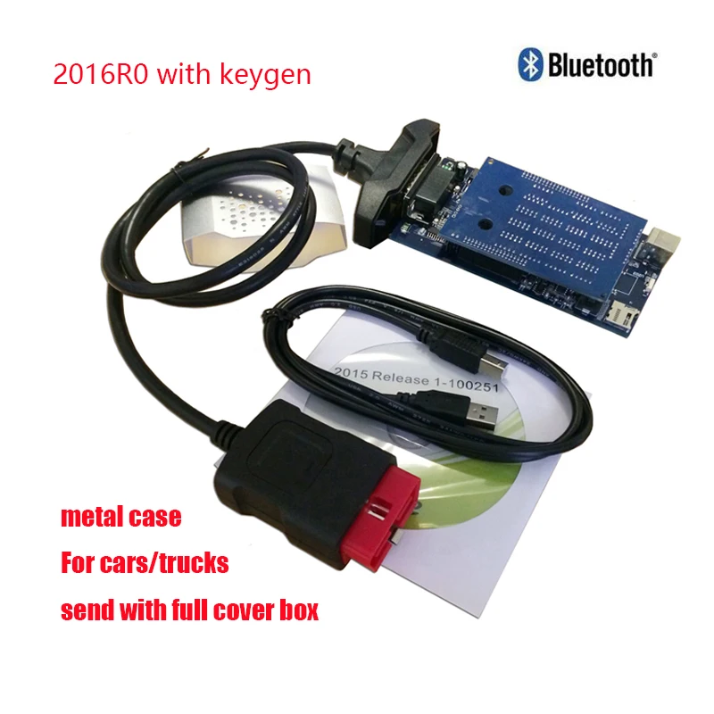 Качественный 2016,0 keygen VD ds150e cdp Bluetooth для delphis autocomes автомобильные грузовики VD TCS CDP PRO OBD2 диагностические инструменты Бесплатная доставка